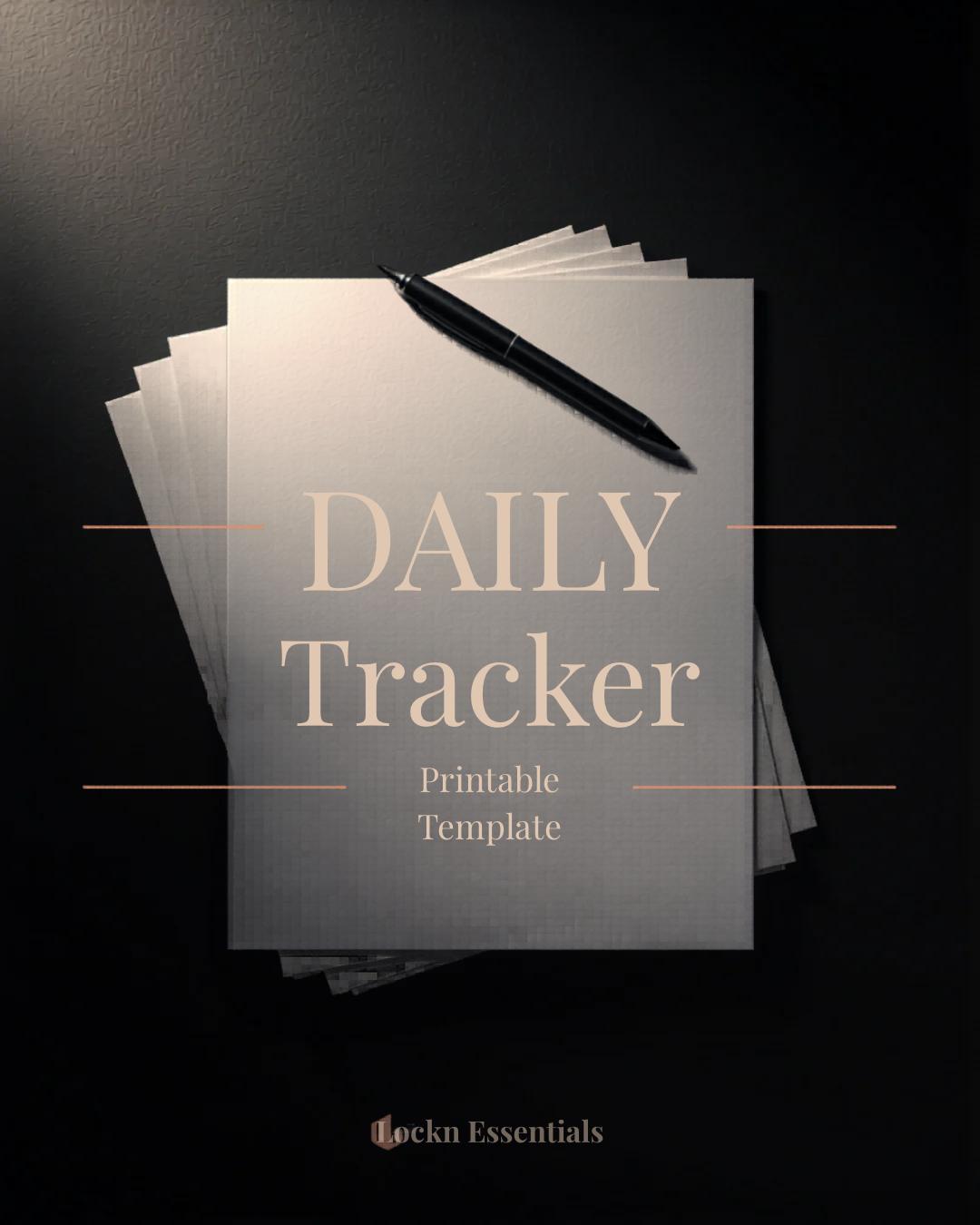 Daily Tracker | Printable | Lockn Essentials