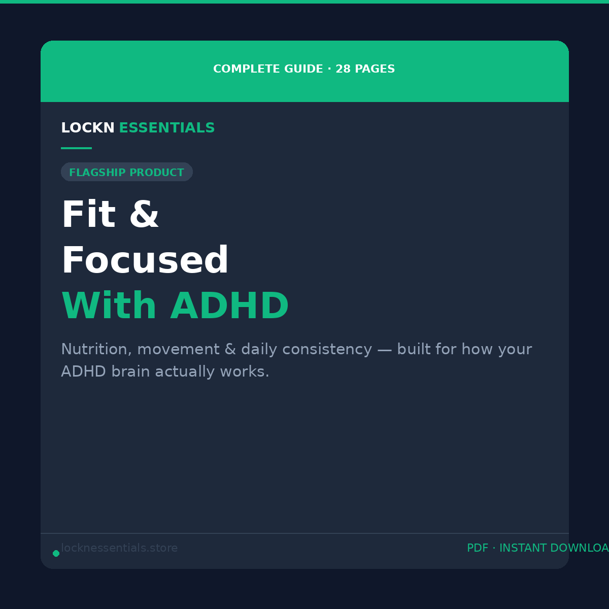 Fit and Focused With ADHD Guide